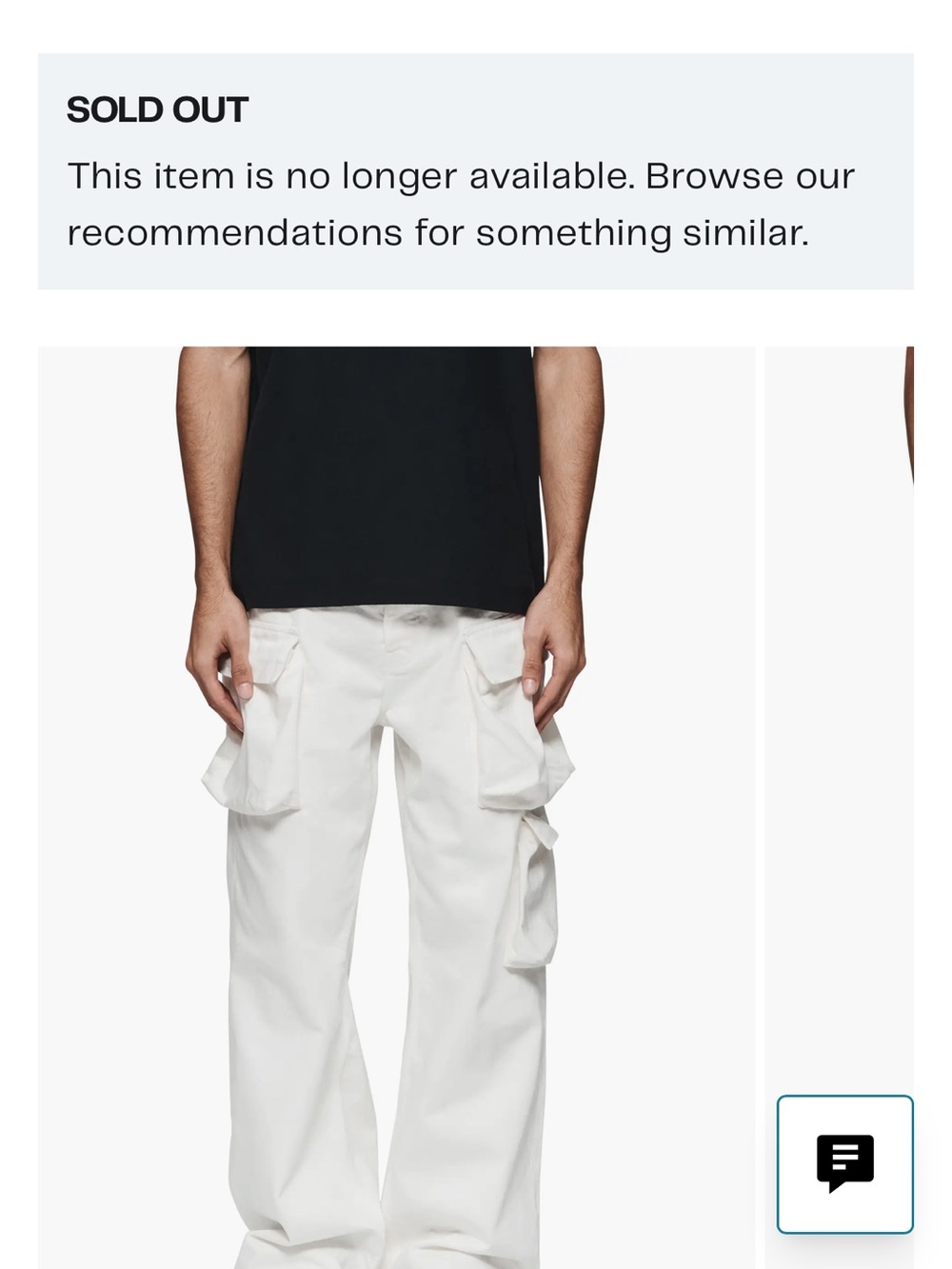 Men's White Cargo Pants with Multiple Flap Pockets